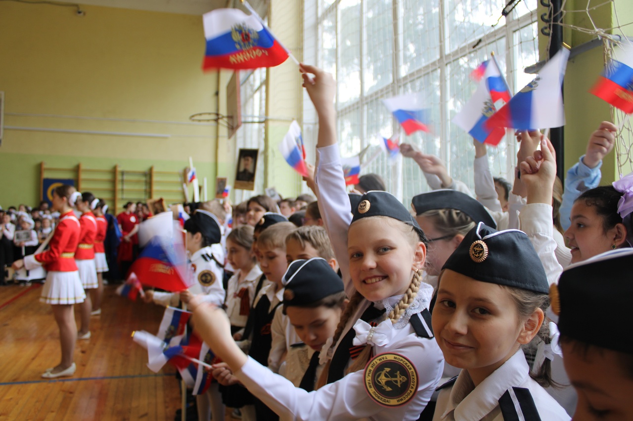 Парад юнармейских отрядов &amp;quot;Мы гордимся Россией!&amp;quot;.